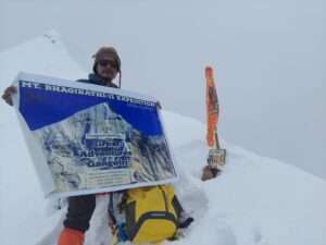 Mount Bhagirthi summit